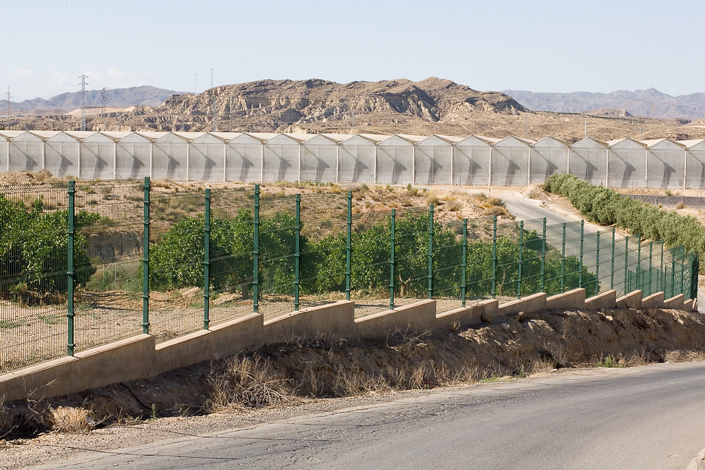 Treibhäuser in Almeria, Spanien