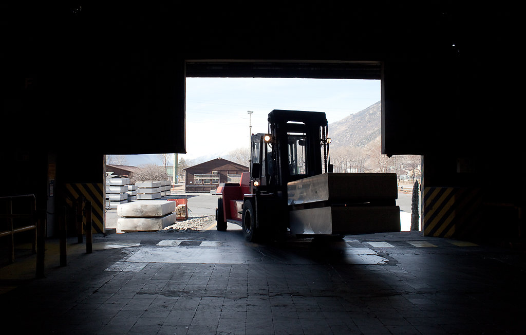 Alcan, Aluminiumgiesserei, Sierre, 2011